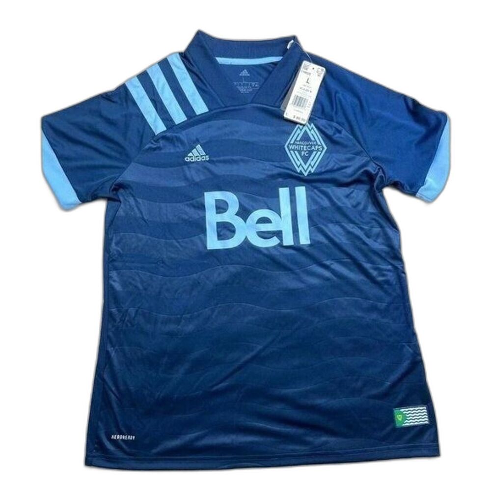 ADIDAS MLS Vancouver Whitecaps FC 20/21 Away Soccer Jersey EH8626 Women Large